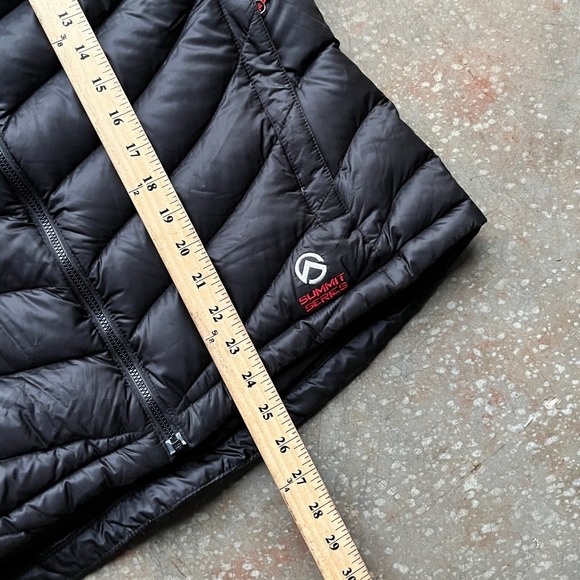The North Face Summit Series Womens XL Black Pertex Quantum Goose Down Vest - Picture 8 of 9